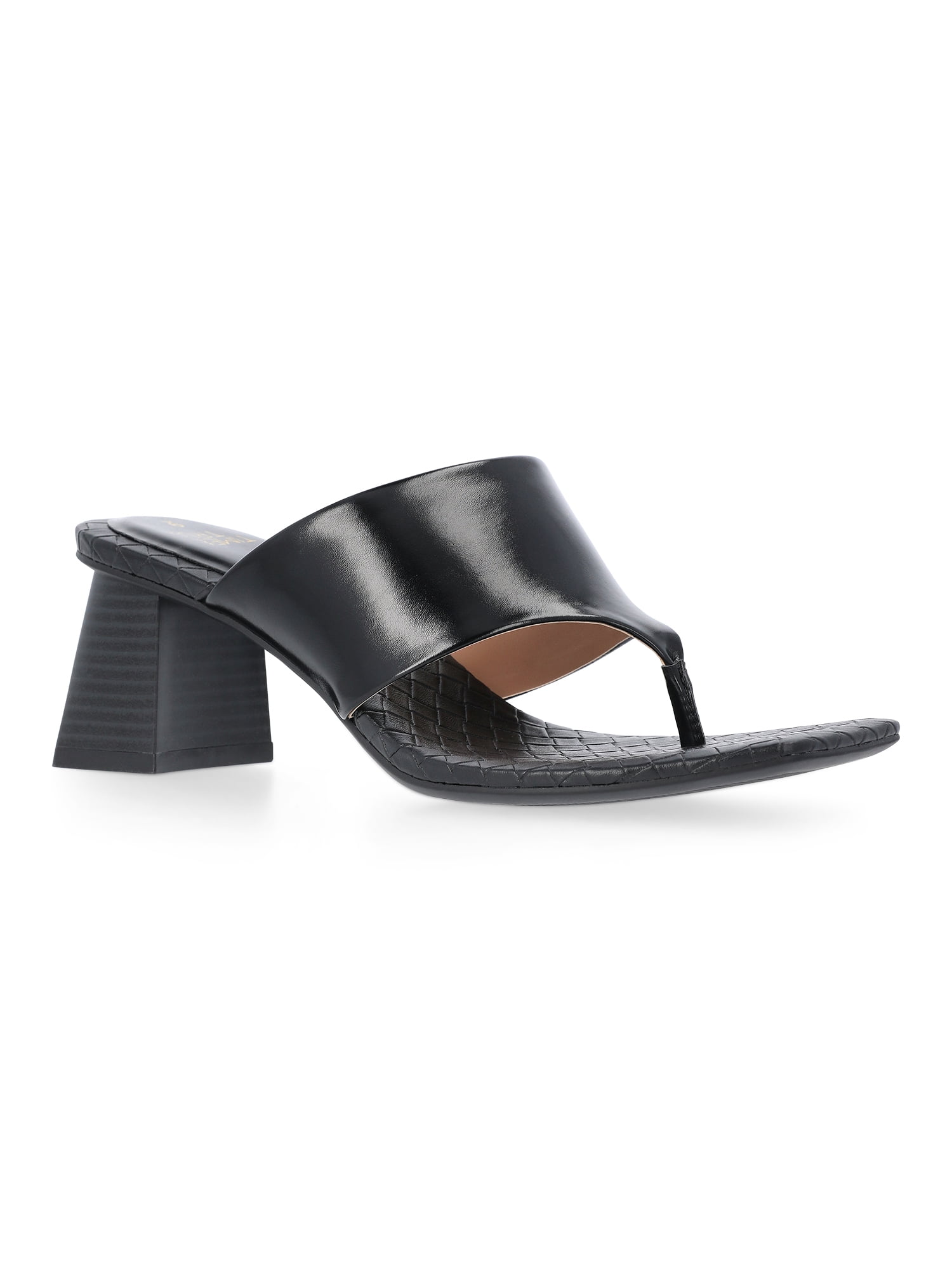 Time and Tru Women's Heeled Thong Sandals