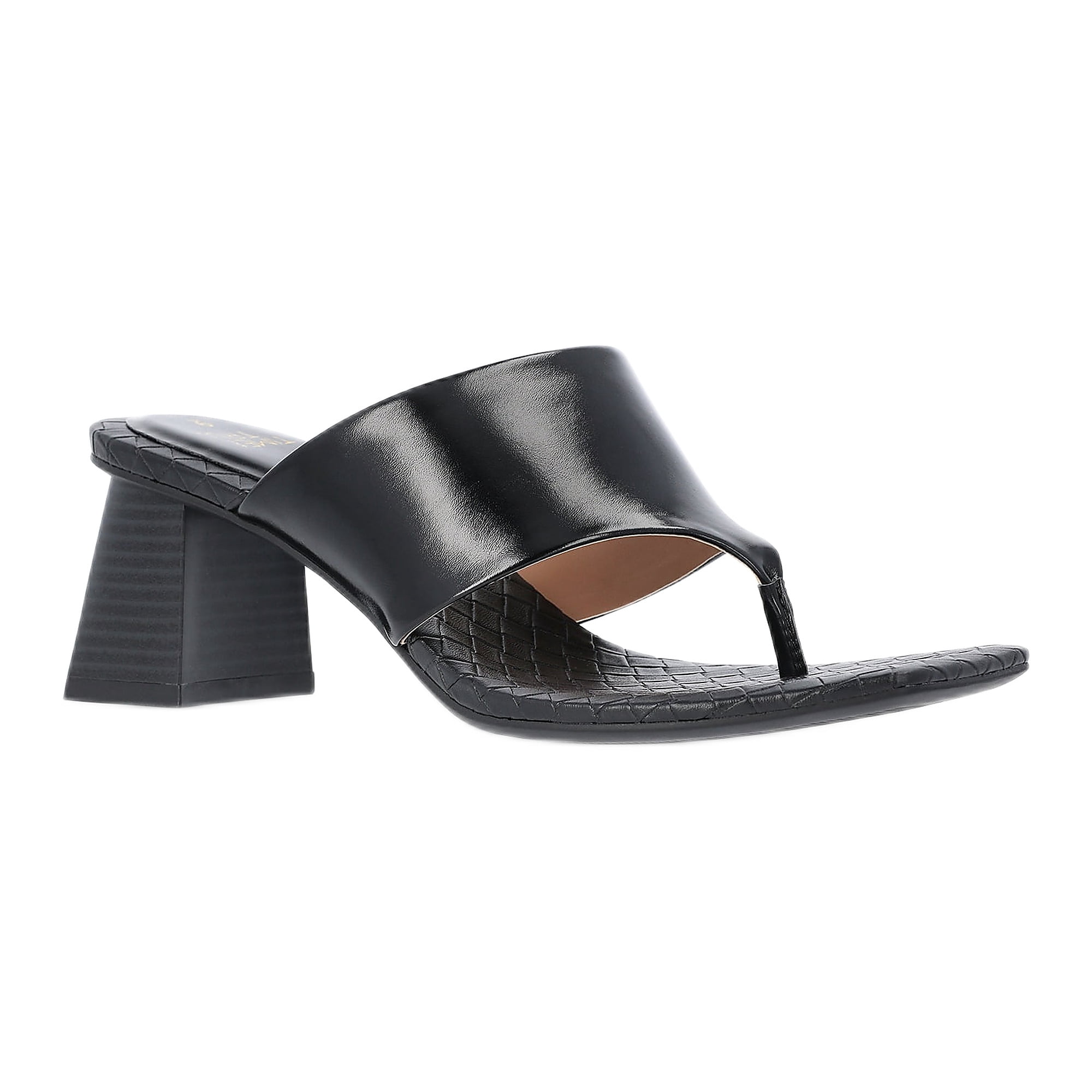 Time and Tru Women's Heeled Thong Sandals