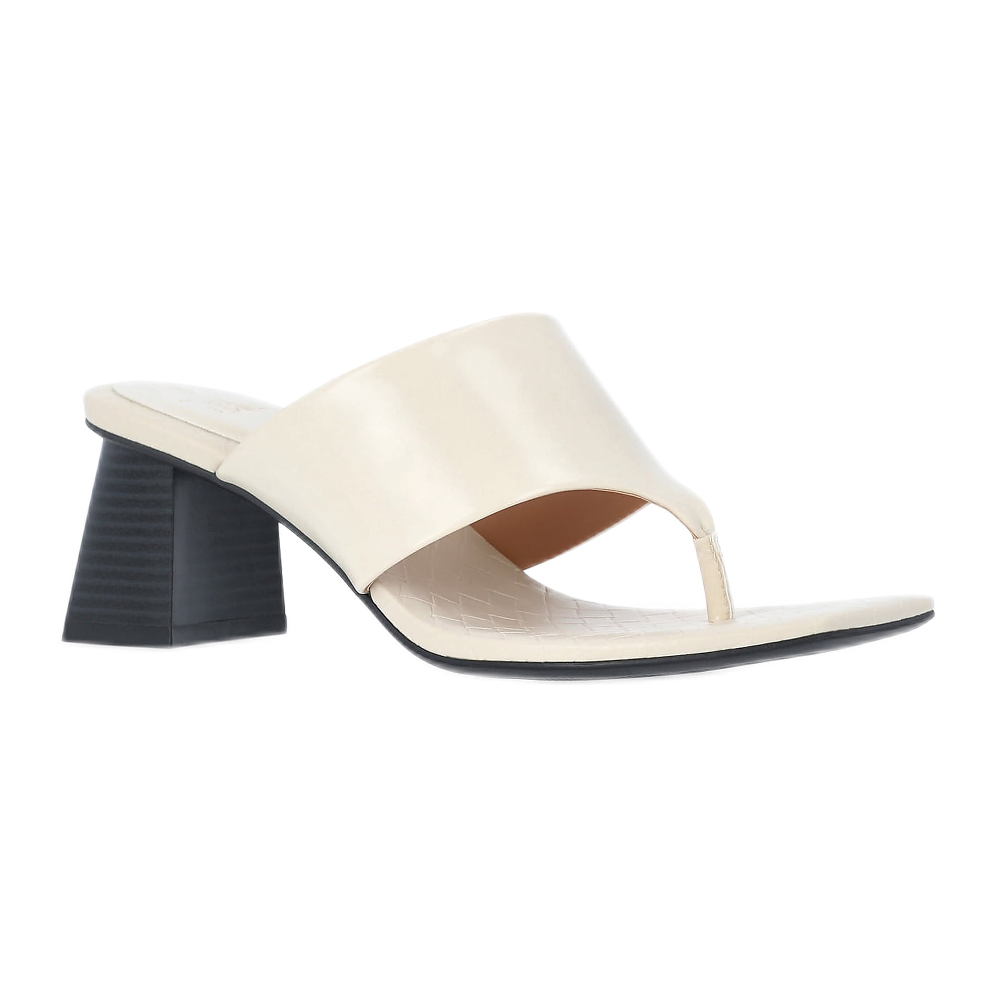 Time and Tru Women's Heeled Thong Sandals