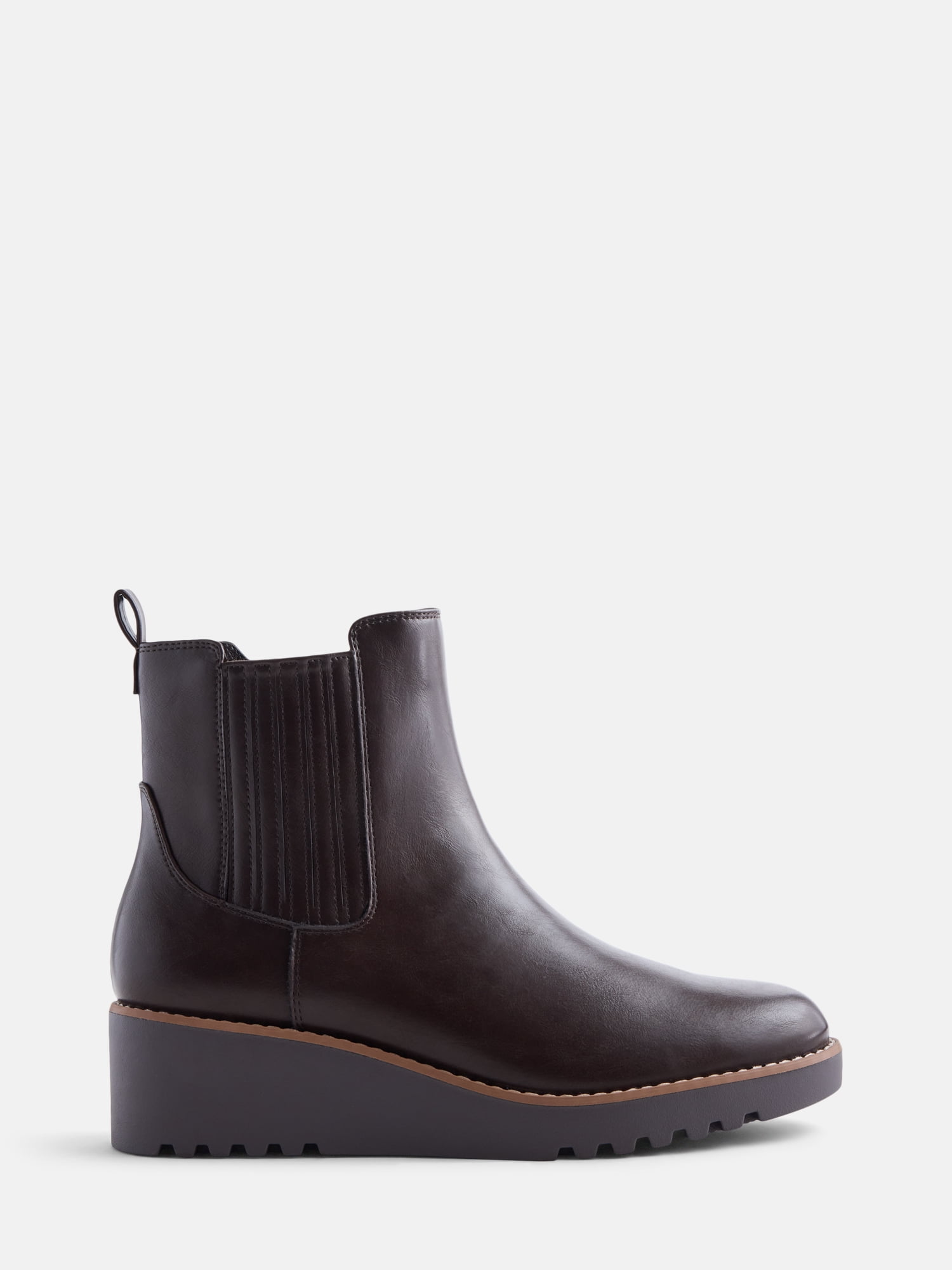 Time and Tru Women's Comfort Wedge Booties