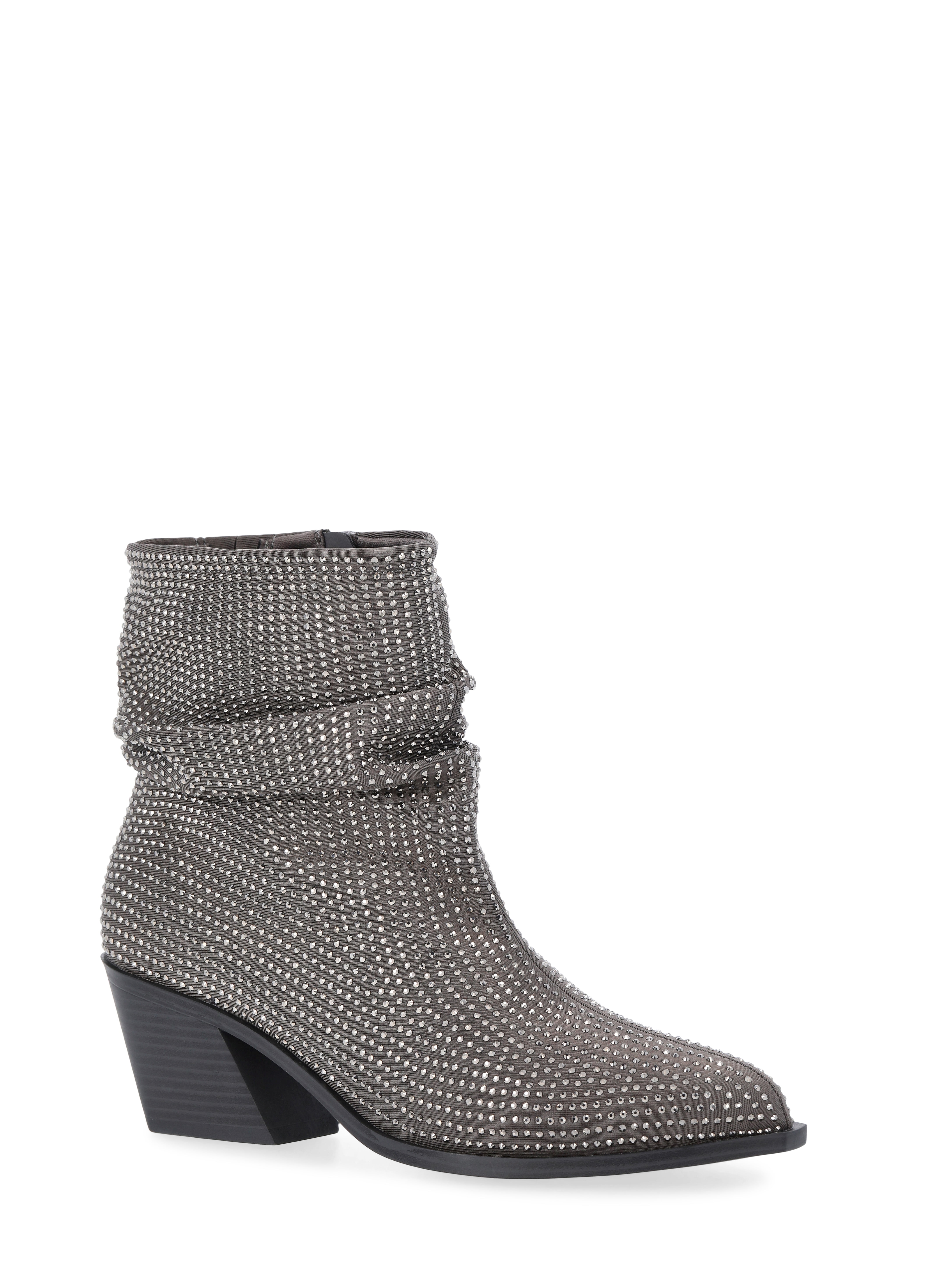 Time and Tru Women's Glitter Western Ankle Boots