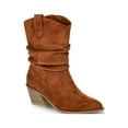 thumbnail image 1 of Time and Tru Women's Western Slouch Boots, 1 of 5