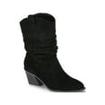 thumbnail image 1 of Time and Tru Women's Western Slouch Boots, 1 of 5