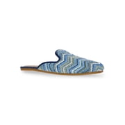 Time and Tru Womens Whipstitch Raffia Mules