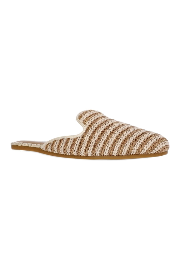 Women's Whipstitch Raffia Mules
