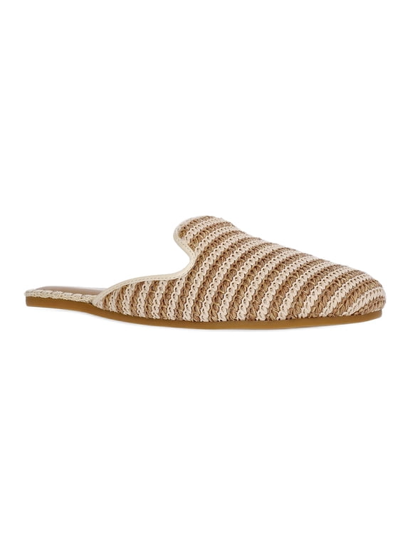 Women's Whipstitch Raffia Mules