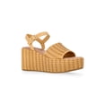 thumbnail image 1 of Time and Tru Women's Woven Wedge Heel Sandals, 1 of 6