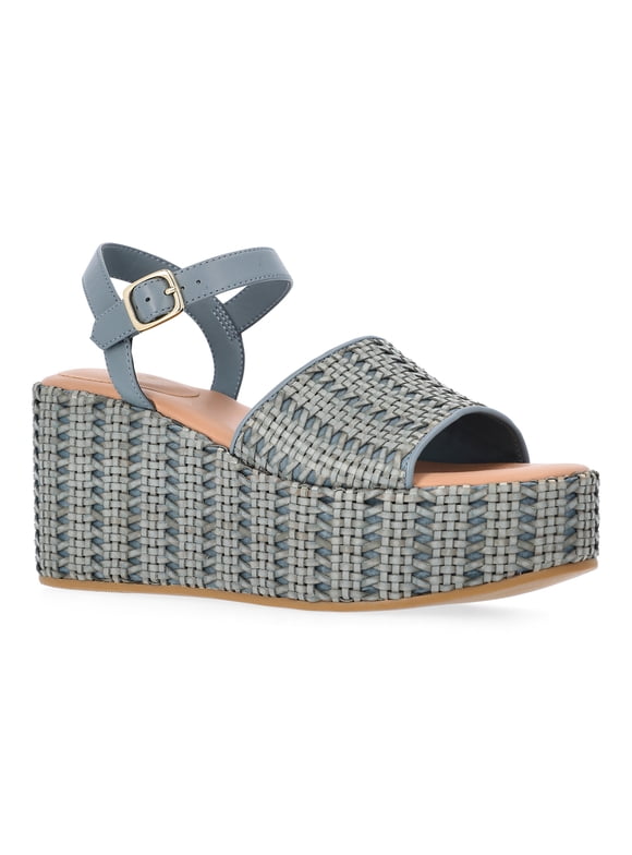 Women's Woven Flatform Sandals