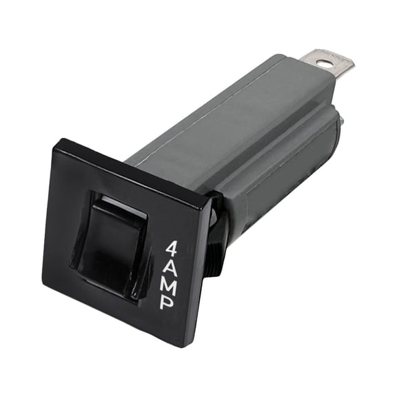W Type 4 Amp Thermal Circuit Breaker Fuse, W28-XQ1A-4 - Quick Connect, Snap-In (4A, 1 Pack)