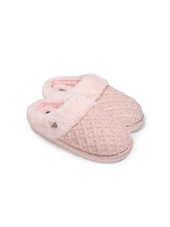 Womens Cable Knit Slipper