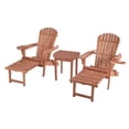 thumbnail image 1 of W Unlimited Adirondack Chaise Lounge Foldable Chair and End table, 1 of 2