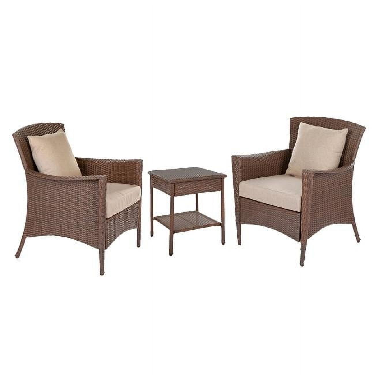 W Unlimited SW1305SET3 Galleon Collection Outdoor Garden Patio Furniture Set with Table - 3 Piece