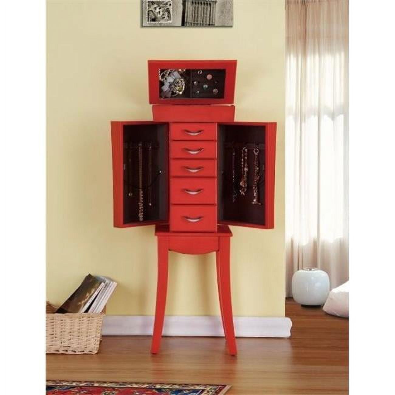 W Unlimited SW0931SG Libra Jewelry Armoire Sea Green