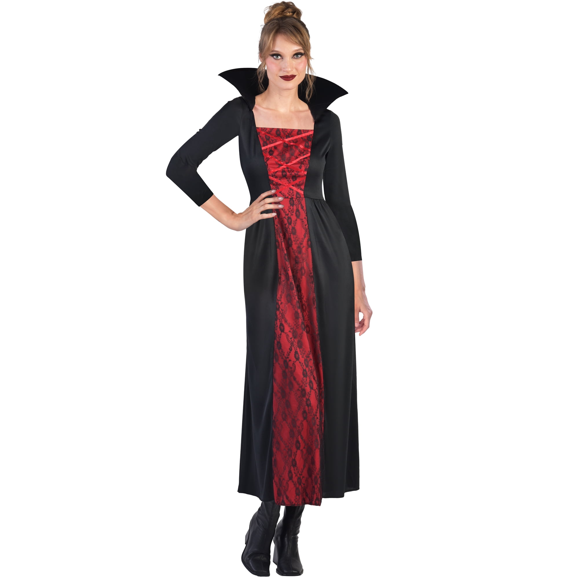 Vampiress Halloween Costume for Adults, Women's Size M (8/10), by Way to Celebrate