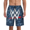 thumbnail image 1 of W-W-E Swim Trunk For Men, Quick Dry Bathing Suit With Mesh Linner And Pocket, Breathable Fit Board Shorts For Beach Swim, 1 of 9