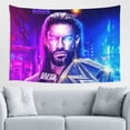 thumbnail image 1 of W-W-E Tapestry, Wall Hanging Tapestry, Wall Art Tapestries Poster, Home Decor For Bedroom Living Room Dorm, 60"X40", 1 of 8