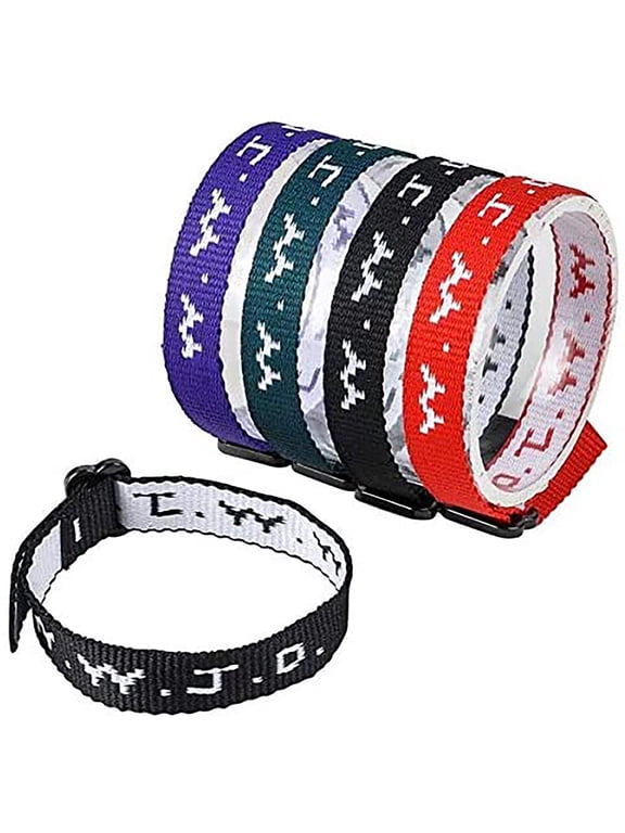 W.W.J.D. What would Jesus Do Webbing Bracelet, 24pk