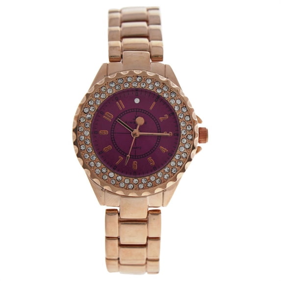 W-WAT-1361 Rose Gold Stainless Steel Bracelet Watch for Women - 2033L-GP