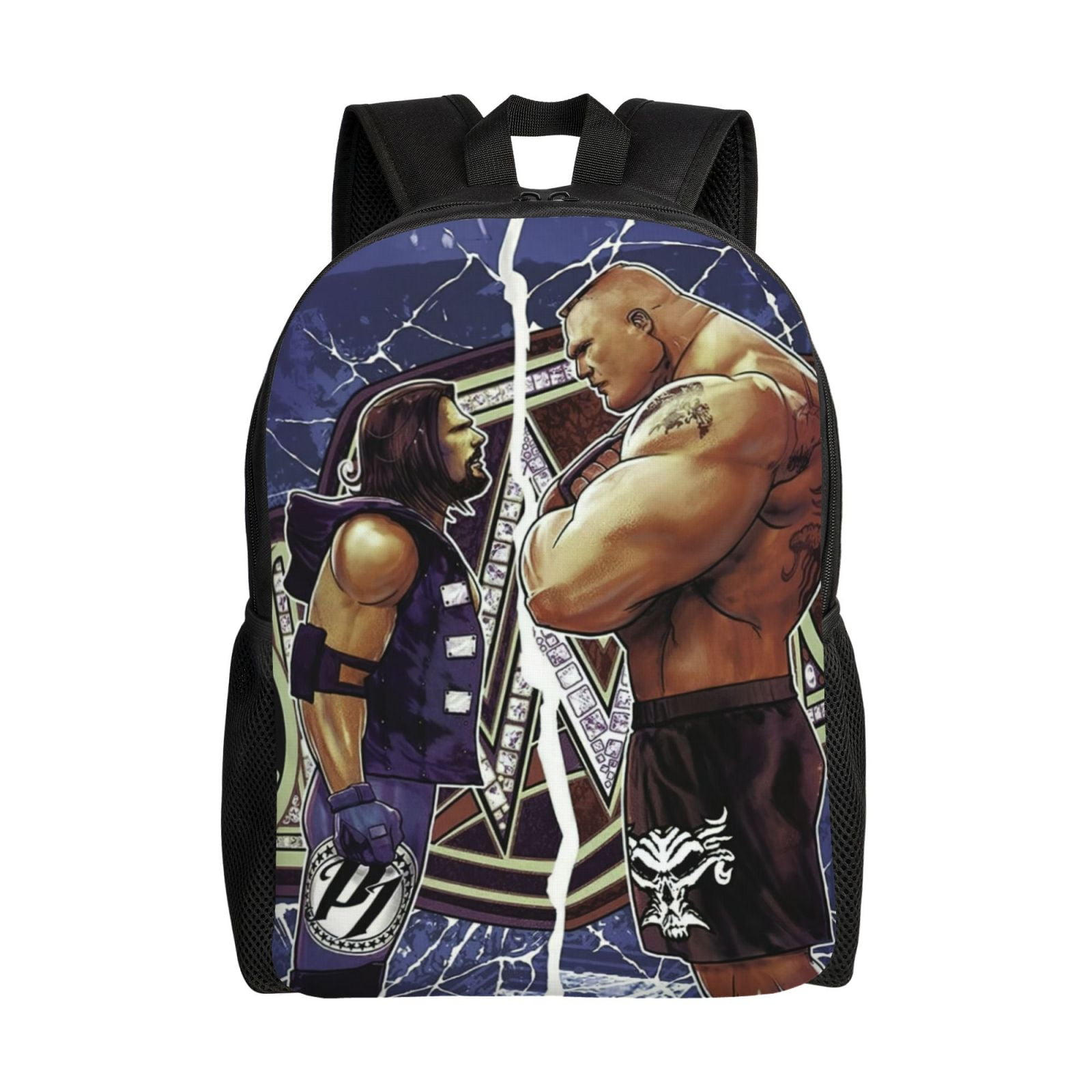 W-We Brock Lesnar Backpack With Laptop Compartment, Lightweight Durable Commuter Bag, Travel Daypack, Large Capacity Work Bag With Wide Breathable Adjustable Straps, Fits 15-Inch Laptop