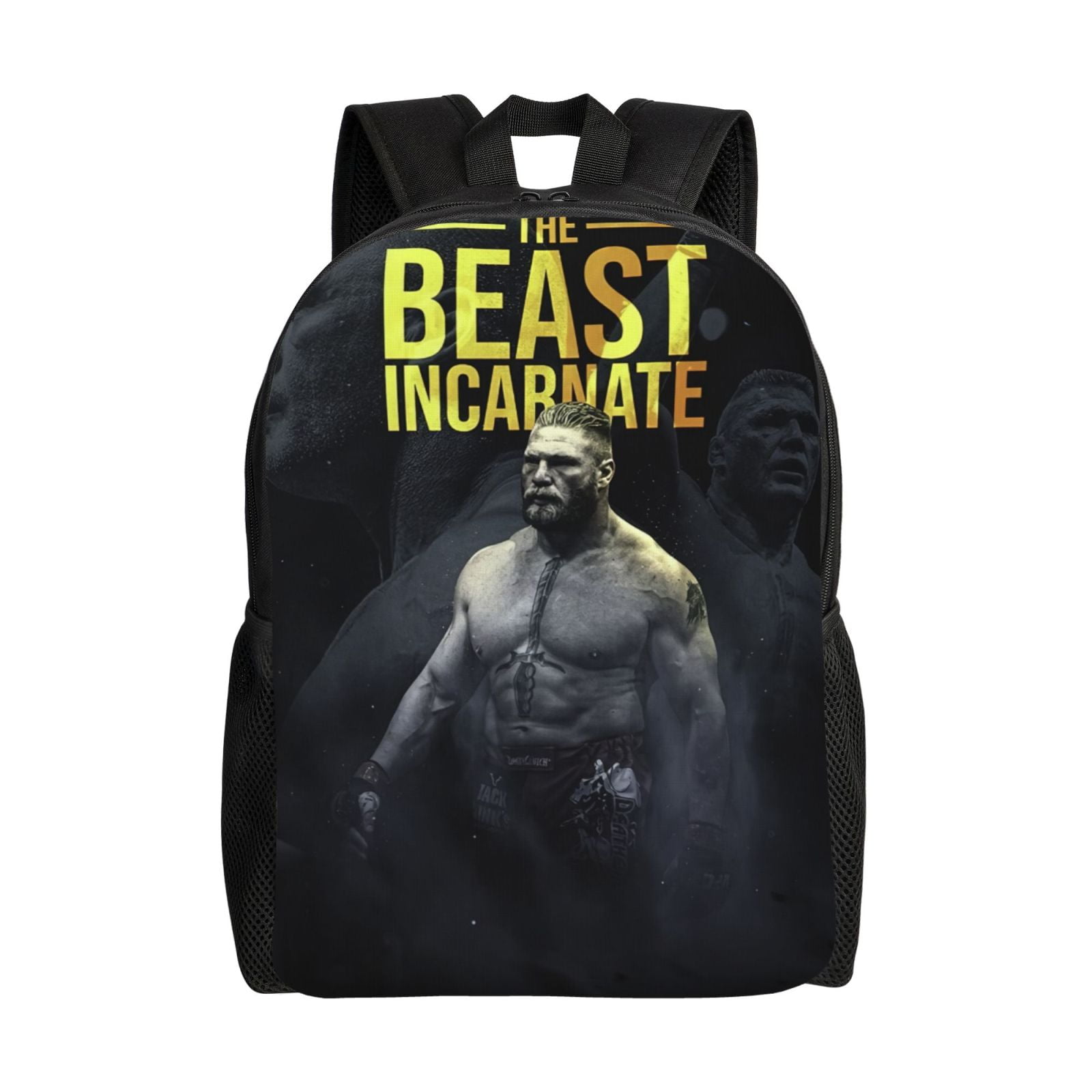 W-We Brock Lesnar Backpack With Laptop Compartment, Lightweight Durable Commuter Bag, Travel Daypack, Large Capacity Work Bag With Wide Breathable Adjustable Straps, Fits 15-Inch Laptop