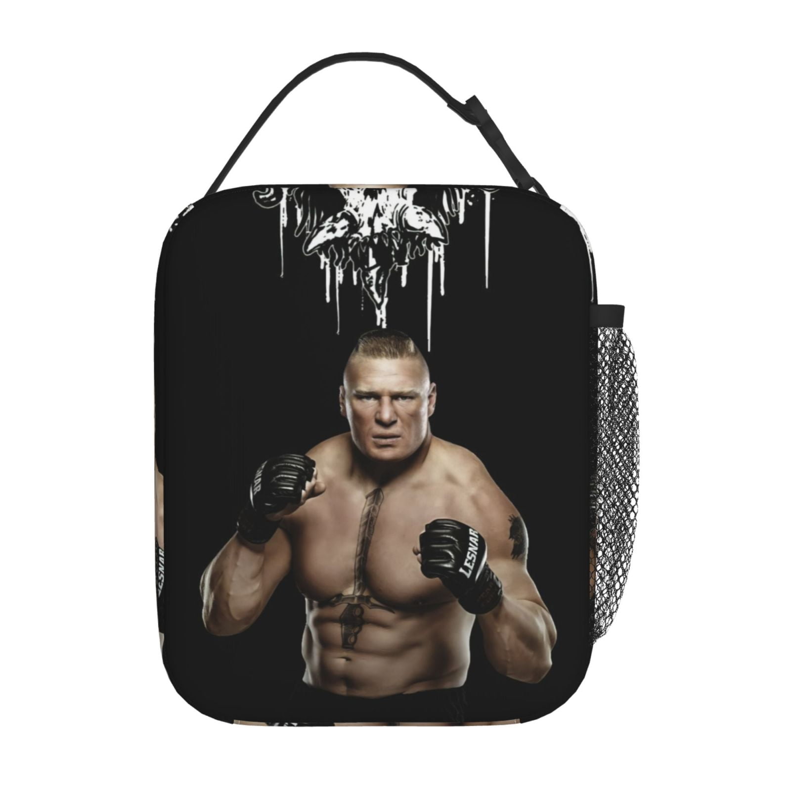 W-We Brock Lesnar Lunch Bag For Mens Womens, Insulated Lunch Bag, Portable Cooler Tote With Zippered Pockets, Reusable Lunch Box For Work, Travel, Picnic, Office, Easy To Clean
