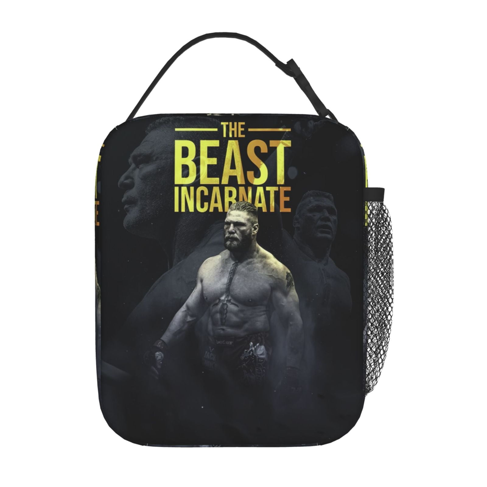 W-We Brock Lesnar Lunch Bag For Mens Womens, Insulated Lunch Bag, Portable Cooler Tote With Zippered Pockets, Reusable Lunch Box For Work, Travel, Picnic, Office, Easy To Clean