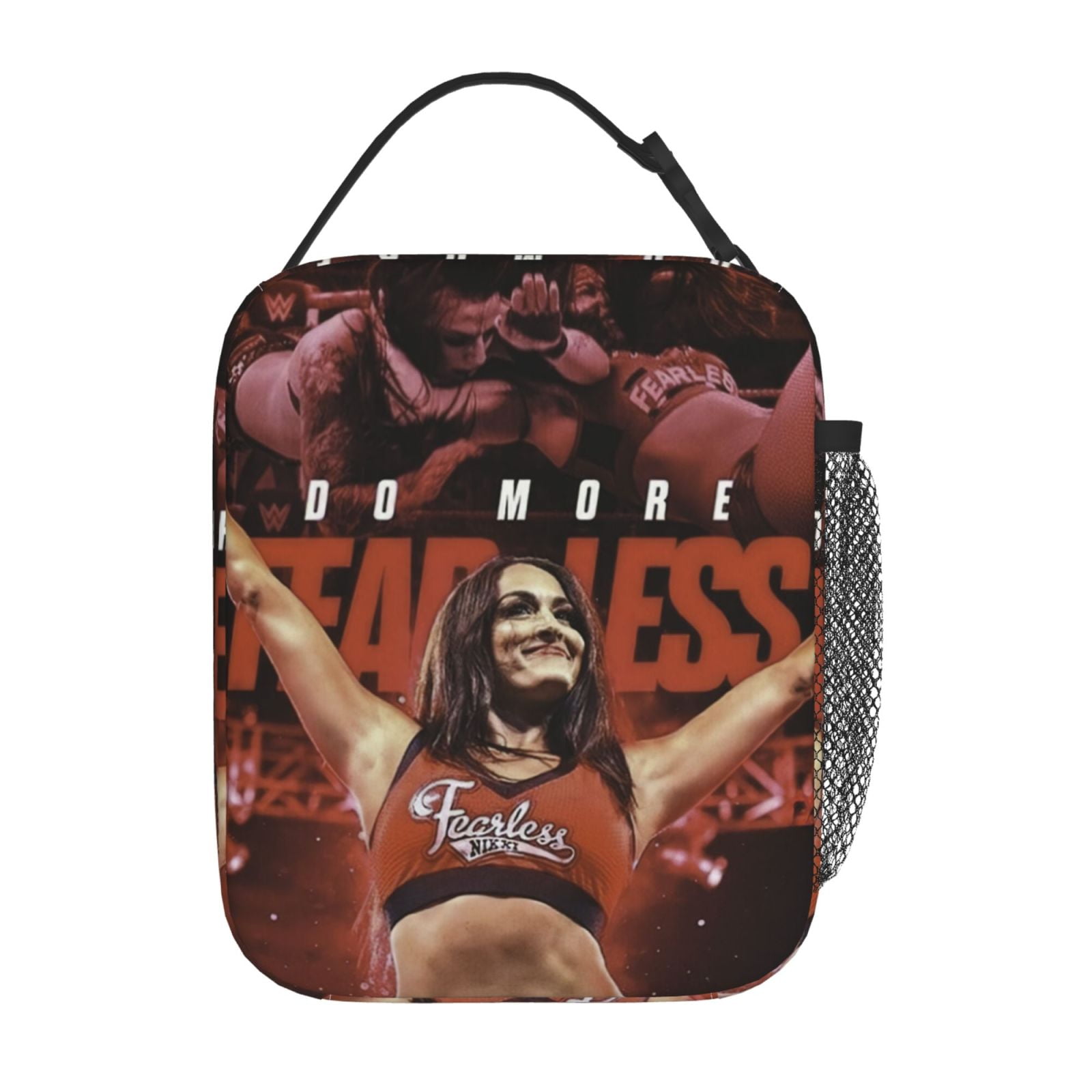 W-We Nikki Bella Lunch Bag For Mens Womens, Insulated Lunch Bag, Portable Cooler Tote With Zippered Pockets, Reusable Lunch Box For Work, Travel, Picnic, Office, Easy To Clean