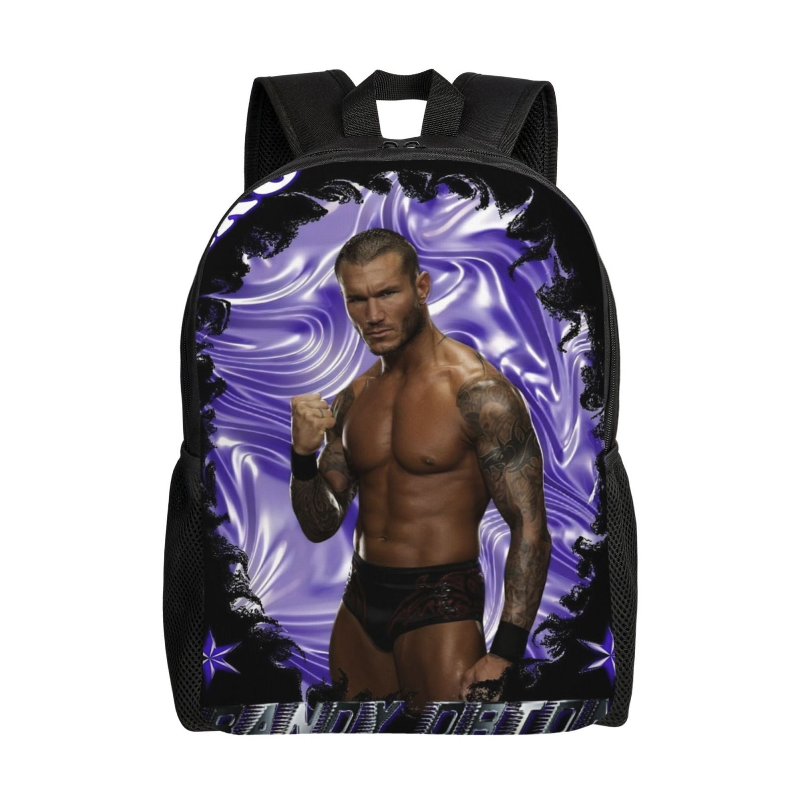 W-We Randy Orton Backpack With Laptop Compartment, Lightweight Durable Commuter Bag, Travel Daypack, Large Capacity Work Bag With Wide Breathable Adjustable Straps, Fits 15-Inch Laptop