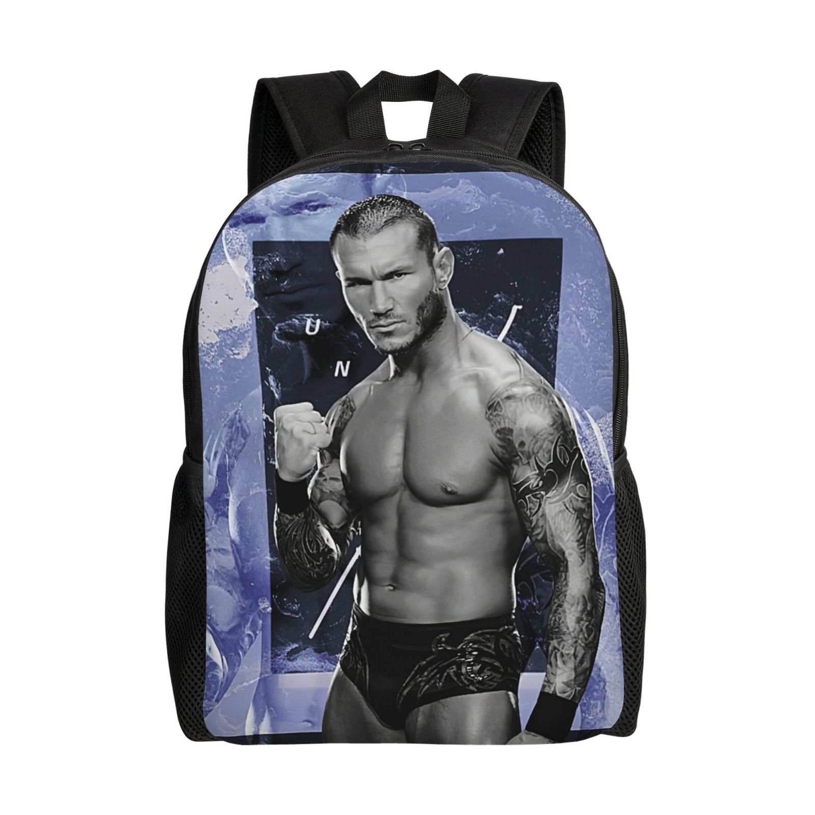 W-We Randy Orton Backpack With Laptop Compartment, Lightweight Durable Commuter Bag, Travel Daypack, Large Capacity Work Bag With Wide Breathable Adjustable Straps, Fits 15-Inch Laptop