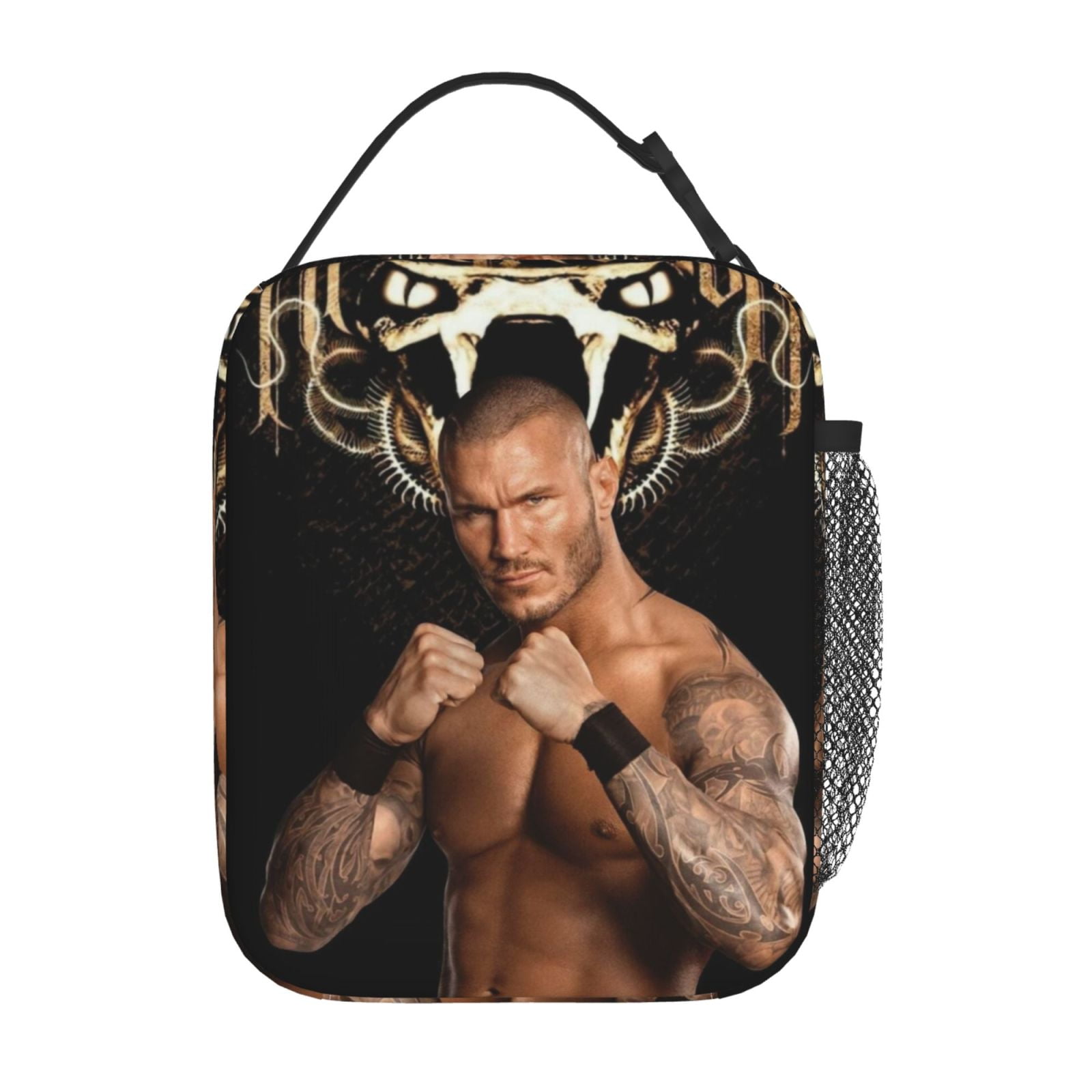 W-We Randy Orton Lunch Bag For Mens Womens, Insulated Lunch Bag, Portable Cooler Tote With Zippered Pockets, Reusable Lunch Box For Work, Travel, Picnic, Office, Easy To Clean