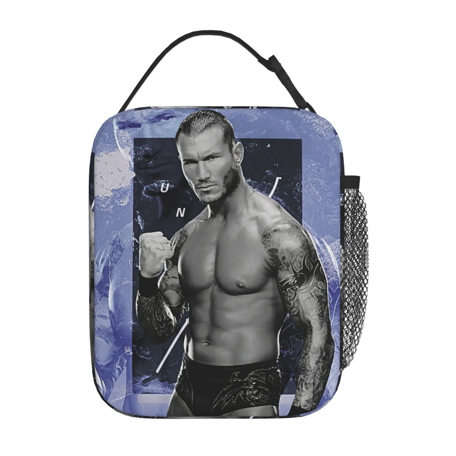 W-We Randy Orton Lunch Bag For Mens Womens, Insulated Lunch Bag, Portable Cooler Tote With Zippered Pockets, Reusable Lunch Box For Work, Travel, Picnic, Office, Easy To Clean