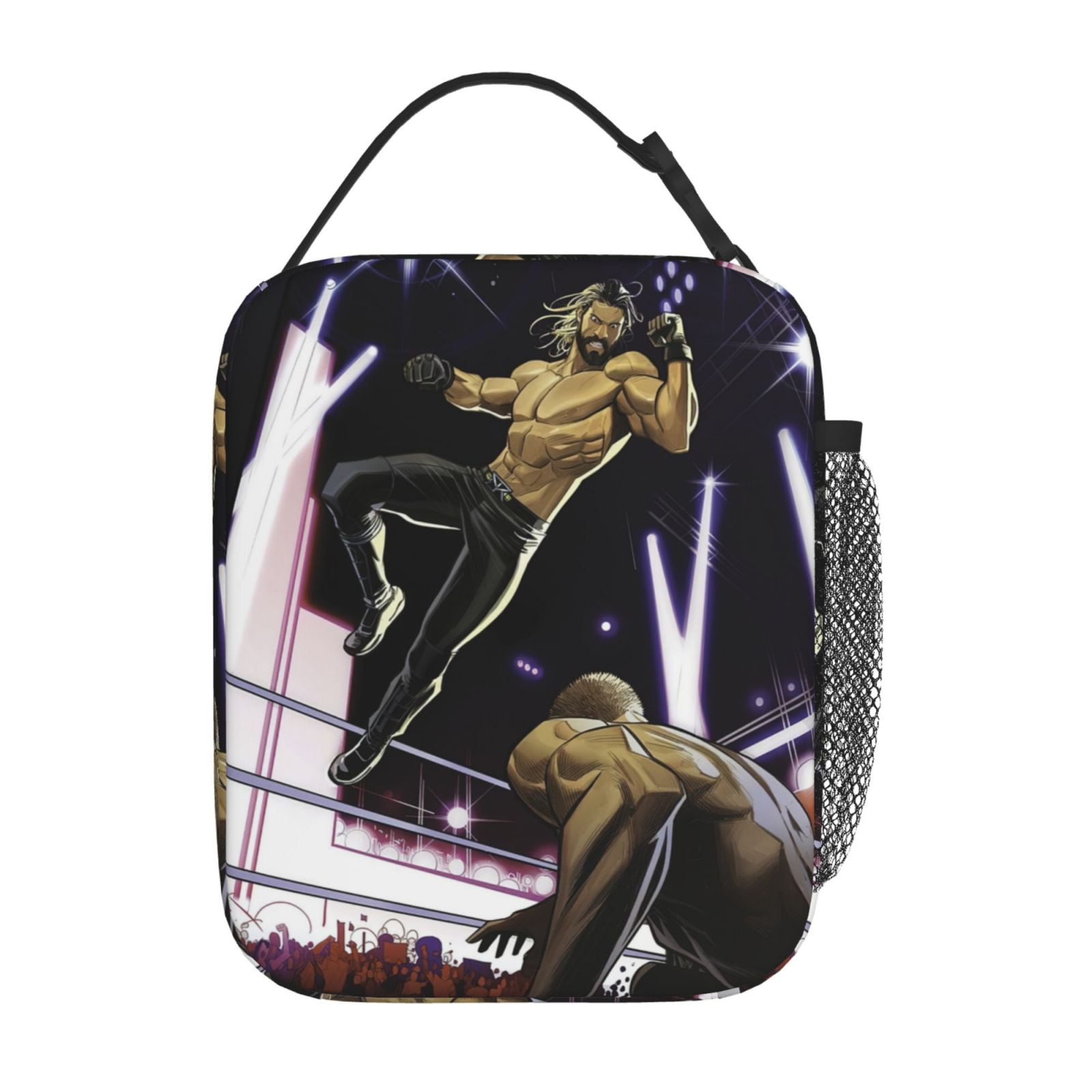 W-We Seth Rollins Lunch Bag For Mens Womens, Insulated Lunch Bag, Portable Cooler Tote With Zippered Pockets, Reusable Lunch Box For Work, Travel, Picnic, Office, Easy To Clean