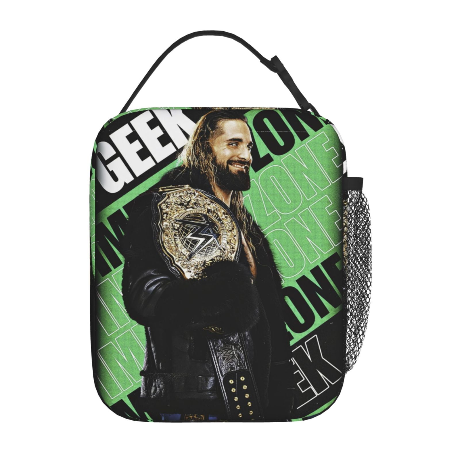 W-We Seth Rollins Lunch Bag For Mens Womens, Insulated Lunch Bag, Portable Cooler Tote With Zippered Pockets, Reusable Lunch Box For Work, Travel, Picnic, Office, Easy To Clean