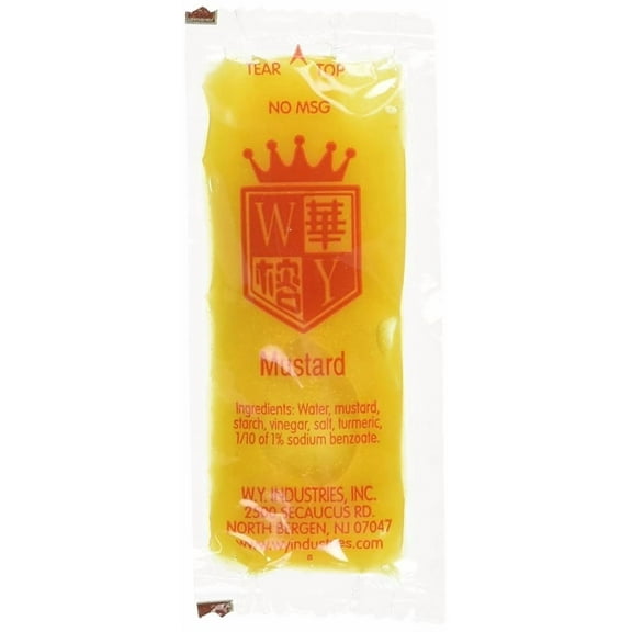 W.Y 50 Packages Chinese Mustard Packets