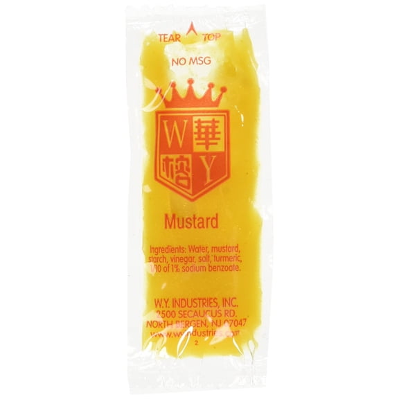 W.Y 50 Packages Chinese Mustard Packets