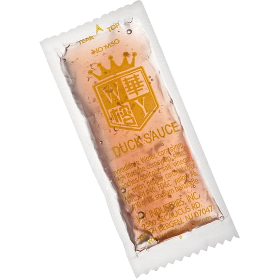 W.Y. Industries Chinese Takeout Duck Sauce packets 50 count single serve.