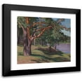 thumbnail image 1 of Władysław Majewski 13x12 Black Modern Framed Museum Art Print Titled - Forest on the Neman I, 1 of 5