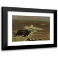 thumbnail image 1 of Władysław Ślewiński 14x11 Black Modern Framed Museum Art Print Titled - Sea (1909), 1 of 5