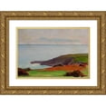 thumbnail image 1 of Władysław Ślewiński 18x13 Gold Ornate Wood Frame and Double Matted Museum Art Print Titled - Sea in Springtime (circa 1911), 1 of 4