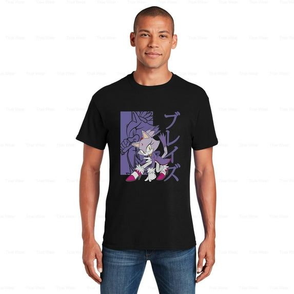 WéarCLOTHING Blaze the Cat Sonic and Friends T-Shirt Unisex, Crewneck, Sweatshirt, Sweater, Game , for Unisex, up to size 5XL