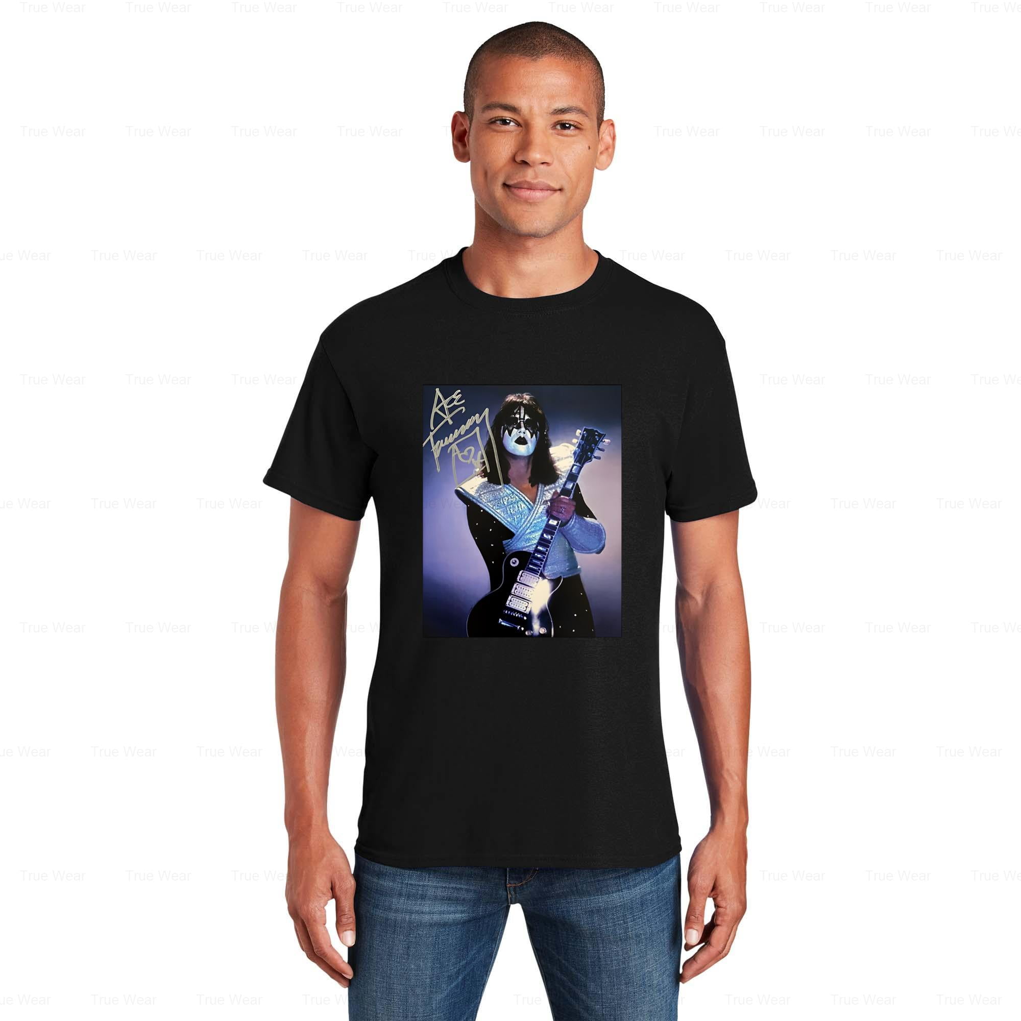 T-shirt Vintage Ace Frehley (KISS) – Coton, Tailles S à 5XL – Neuf Avec étiquettes – Personnalisable
