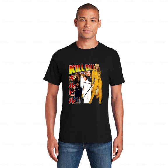 WéarCLOTHING Kill Bill Vintage T-Shirt Movie, Tarantino, Action, Martial Arts, Uma Thurman, Sword , for Unisex, up to size 5XL