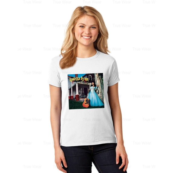 WéarCLOTHING Loretta Lynn Signed T-shirt Black, Cotton, Country Music, Singer, Legend , for Unisex, up to size 5XL