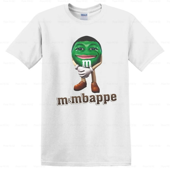 WéarCLOTHING M&Mbappé Parody T-Shirt - Funny Football Meme Gift, for men & women, up to size 5XL.