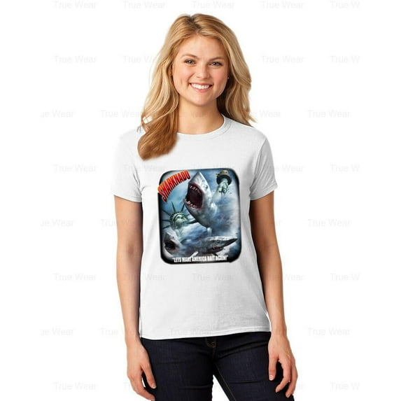 WéarCLOTHING Sharknado T-Shirt Sci-Fi, Comedy, Disaster Movie, Sharks, Cult Classic, Funny , for Unisex, up to size 5XL