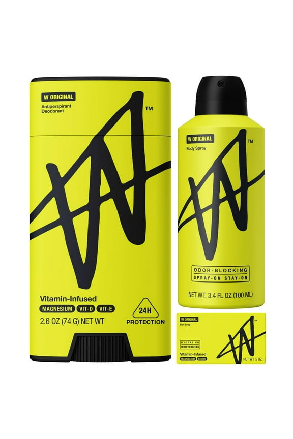 by Jake Paul Original Scent Bundle: Sweat-Protection Deodorant + Odor Blocking Body Spray + Hydrating & Moisturizing Soap Bar