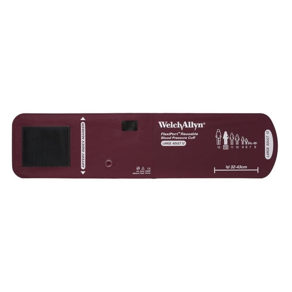 W-e-l-c-h A-ll-yn Medical Products - Flexiport Reusable Bp Cuff, Size-12 Large Adult, No Tube, No Connector_IN_SSD202