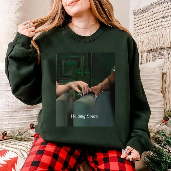 W.i.c.k.e.d Sweatshirt Holding Space Ariana Cynthia Finger Hold Defying Gravity Meme Broadway W.i.c.k.e.d Movie Gift Shirt Size S-5XL