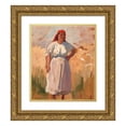 thumbnail image 1 of Włodzimierz Tetmajer 20x23 Gold Ornate Framed and Double Matted Museum Art Print Titled - Peasant from Bronowice (1898-1902), 1 of 4