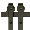 thumbnail image 1 of Würth 6ft (72 Inch) Barn Door Hardware Kit, Flat-Tip Design Matte Black Steel, Single-Door, Novelty, 1 of 11